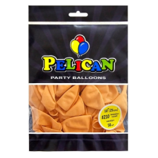 Кульки латексні 10“ (25см) макарун помаранчевий Pelican 50шт (810210) KNZ