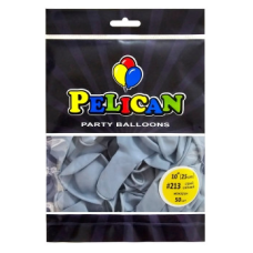 Кульки латексні 10“ (25см) макарун сірий світлий Pelican 50шт (810213) KNZ