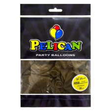 Кульки латексні 10“ (25см) вінтажний блідо-коричневий Pelican 50шт (810058) KNZ