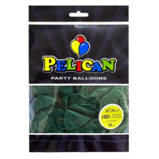 Кульки латексні 10“ (25см) вінтажний зелений опаловий Pelican 50шт (810065) KNZ