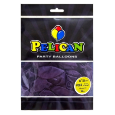 Кульки латексні 10“ (25см) вінтажний синьо-бузковий Pelican 50шт (810069) KNZ