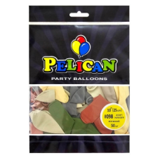 Кульки латексні 10“ (25см) вінтажний асорти квітів Pelican 50шт (810098) KNZ