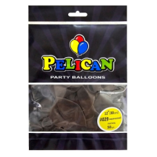 Кульки латексні 12“ (30см) пастель коричневий Pelican 50шт (812029) KNZ