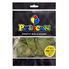 Кульки латексні 12“ (30см) вінтажний зелений авокадо Pelican 50шт (812066) KNZ