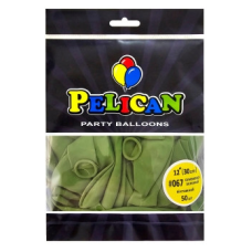 Кульки латексні 12“ (30см) вінтажний оливково-зелений Pelican 50шт (812067) KNZ
