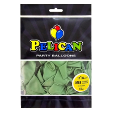 Кульки латексні 12“ (30см) вінтажний резедово-зелений Pelican 50шт (812068) KNZ