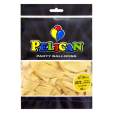Кульки латексні 12“ (30см) вінтажний ретро-кремовий Pelican 50шт (812072) KNZ