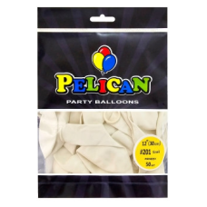 Кульки латексні 12“ (30см) макарун білий Pelican 50шт (812201) KNZ