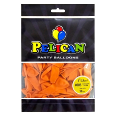 Кульки латексні 5“ (13см) пастель оранжевий Pelican 50шт (805005) KNZ