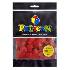 Кульки латексні 5“ (13см) пастель червоний Pelican 50шт (805015) KNZ