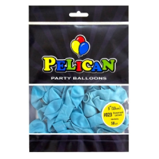 Кульки латексні 5“ (13см) пастель блакитний світлий Pelican 50шт (805023) KNZ