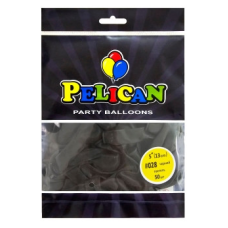 Кульки латексні 5“ (13см) пастель чорний Pelican 50шт (805028) KNZ