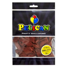 Кульки латексні 5“ (13см) пастель червоно-коричневий Pelican 50шт (805030) KNZ