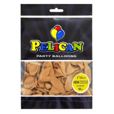 Кульки латексні 5“ (13см) вінтажний оранжево-коричневий Pelican 50шт (805054) KNZ