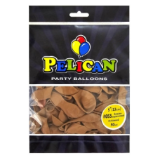 Кульки латексні 5“ (13см) вінтажний бежево-коричневий Pelican 50шт (805055) KNZ