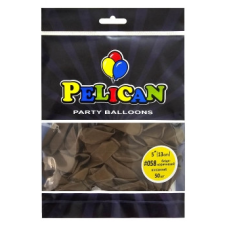 Кульки латексні 5“ (13см) вінтажний блідо-коричневий Pelican 50шт (805058) KNZ