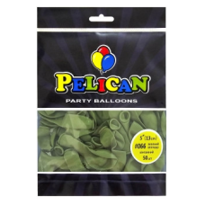 Кульки латексні 5“ (13см) вінтажний зелений авокадо Pelican 50шт (805066) KNZ