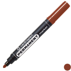 Маркер “Centropen“ Permanent товстий круглий (коричневий) KNZ