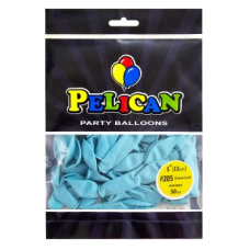 Кульки латексні 5“ (13см) макарун блакитний Pelican 50шт (805205) KNZ