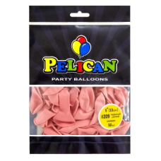 Кульки латексні 5“ (13см) макарун червоний світлий Pelican 50шт (805209) KNZ