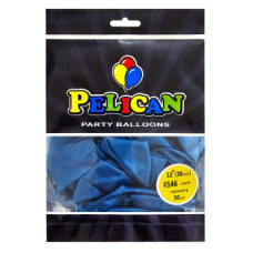 Кульки латексні 12“ (30см) перламутр синій Pelican 50шт (812146) KNZ
