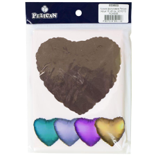 Кулька фольгована PELICAN серце 18 “(45см) Рожеве золото (5шт/уп) Рожевий Pelican (833603) KNZ
