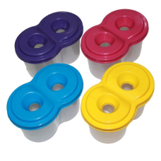 Склянка-непроливайка подвійна для малювання фарбами KNZ