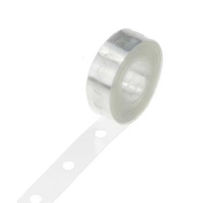 Стрічка пластикова 5м для кріплення повітряних куль для створення арки Срібний Unison 836820 KNZ