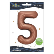 Кулька фольгована цифра “5“ коричнева 40“ (100см) Pelican Коричневий Pelican (831125) KNZ