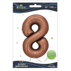 Кулька фольгована цифра “8“ коричнева 40“ (100см) Pelican Коричневий Pelican (831128) KNZ