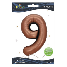Кулька фольгована цифра “9“ коричнева 40“ (100см) Pelican Коричневий Pelican (831129) KNZ