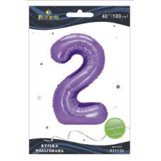 Кулька фольгована цифра “2“ лавандова 40“ (100см) Pelican Фіолетовий Pelican (831132) KNZ