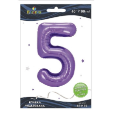 Кулька фольгована цифра “5“ лавандова 40“ (100см) Pelican Фіолетовий Pelican (831135) KNZ