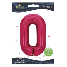 Кулька фольгована цифра “0“ фуксія 40“(100см) Pelican Рожевий Pelican (831140) KNZ