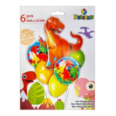 Набір із 5 фольгованих кульок “ДИНОЗАВР коричневий“ Коричневий Pelican (836959) KNZ