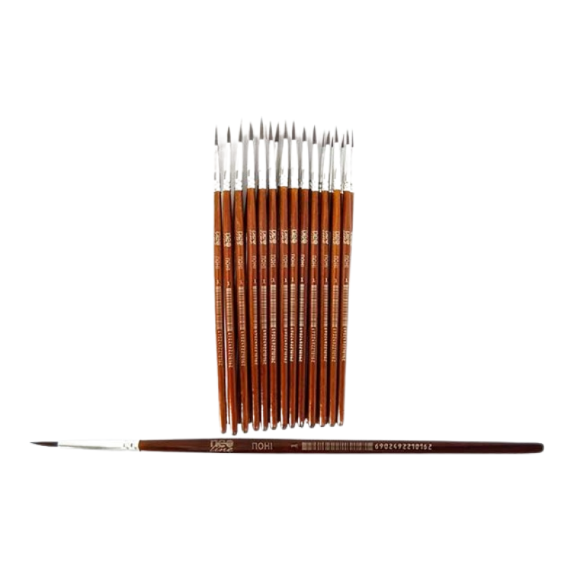 Пензель поні круглий №1 Neo Line 2101-CHPR KNZ Пензель поні круглий №1 Neo Line 2101-CHPR KNZ