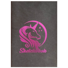 Блокнот із чорними листами 40 сторінок KNZ