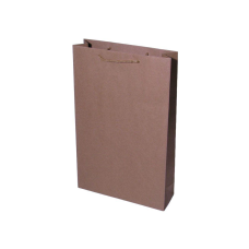 Пакет подарунковий крафт 170 г, 25 х 39 х 08 см Бежевий Unison PVC253908 KNZ