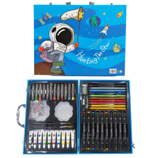 Набір для малювання і творчості у валізці 68 предметів, Космонавти Unison 13546 KNZ