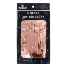 Фотозона 2 м х 1 м, “Глянсова фольга“ рожеве золото Рожевий Pelican 872103 KNZ