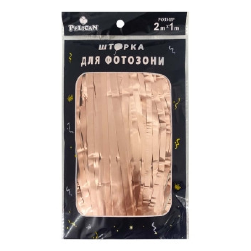 Фотозона 2 м х 1 м, “Матова фольга“ рожеве золото Рожевий Pelican 872133 KNZ