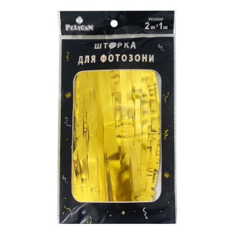 Фотозона 2 м х 1 м, “Матова фольга“ золото Золотий Pelican 872131 KNZ