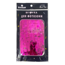 Фотозона 2 м х 1 м, “Глянсова фольга“ фуксія Рожевий Pelican 872107 KNZ