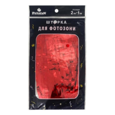 Фотозона 2 м х 1 м, “Глянсова фольга“ червона Червоний Pelican 872112 KNZ