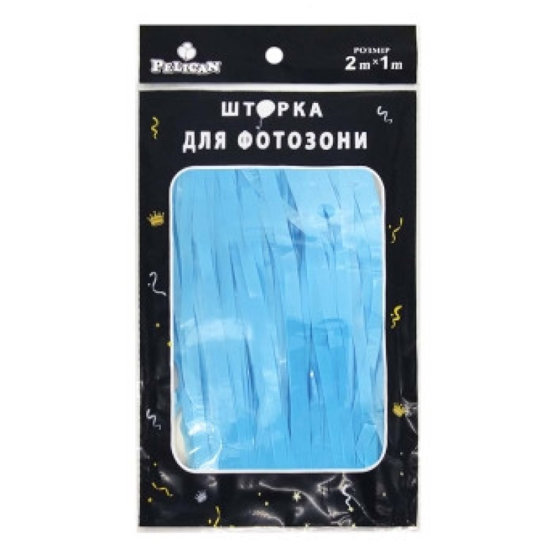 Фотозона 2 м х 1 м, “Макарун“ блакитна Блакитний Pelican 872123 KNZ