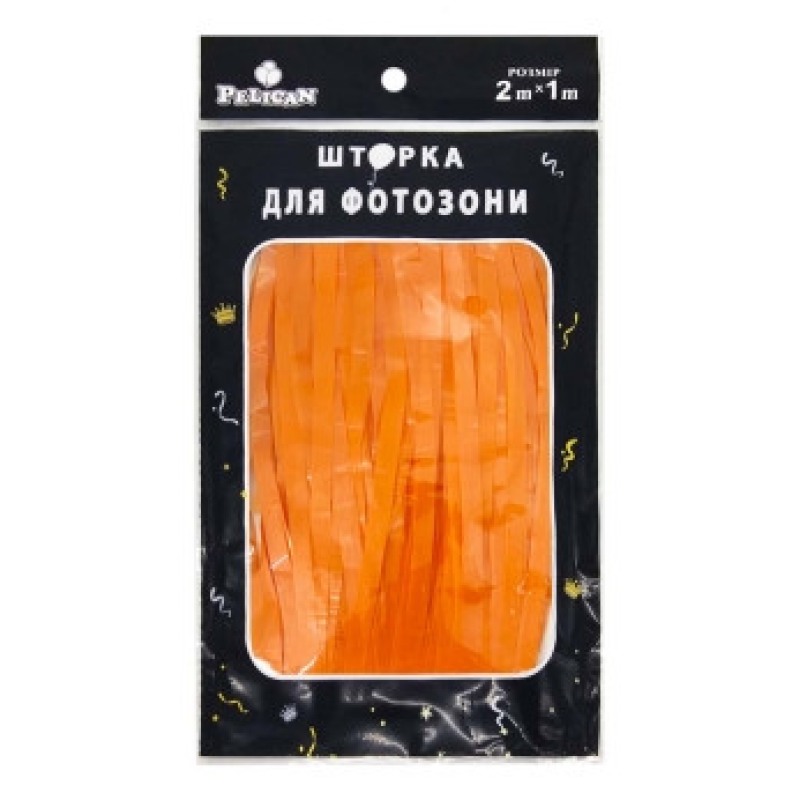 Фотозона 2 м х 1 м, “Макарун“ жовтогаряча Жовтогарячий Pelican 872127 KNZ