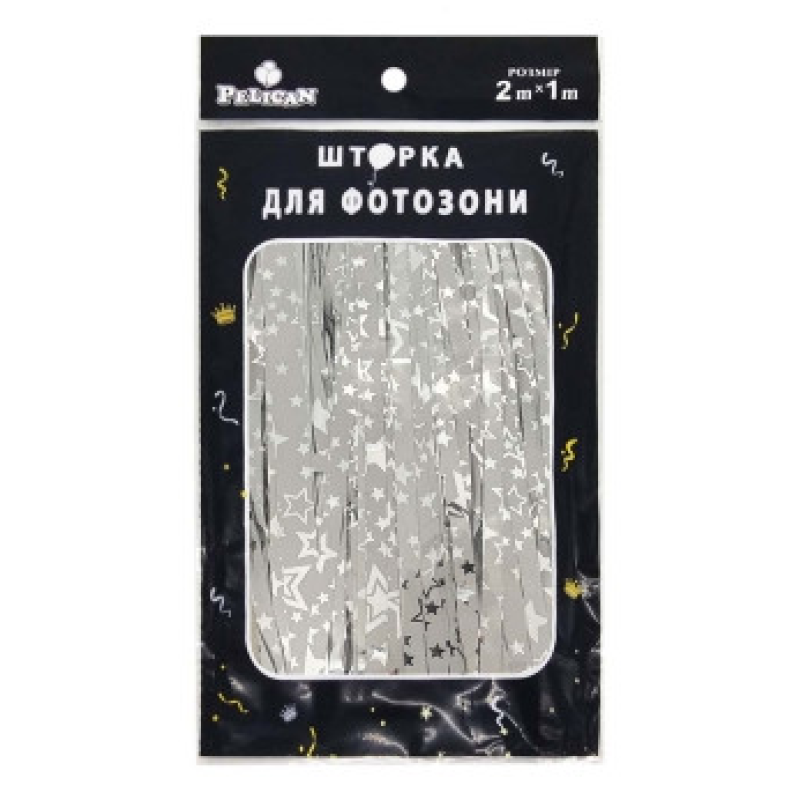Фотозона 2 м х 1 м, “Зоряне небо“ срібло Срібний Pelican 872152 KNZ Фотозона 2 м х 1 м, “Зоряне небо“ срібло Срібний Pelican 872152 KNZ