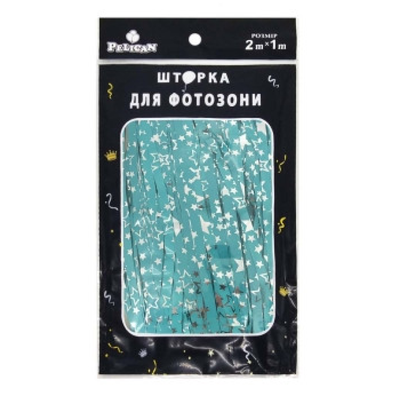 Фотозона 2 м х 1 м, “Зоряне небо“ блакитна Блакитний Pelican 872153 KNZ