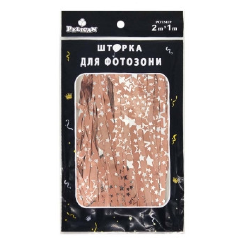 Фотозона 2 м х 1 м, “Зоряне небо“ рожева Рожевий Pelican 872154 KNZ