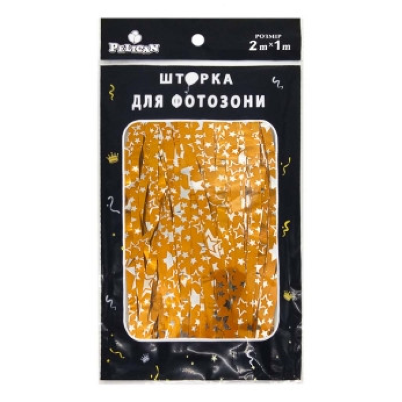 Фотозона 2 м х 1 м, “Зоряне небо“ жовтогаряча Жовтогарячий Pelican 872159 KNZ